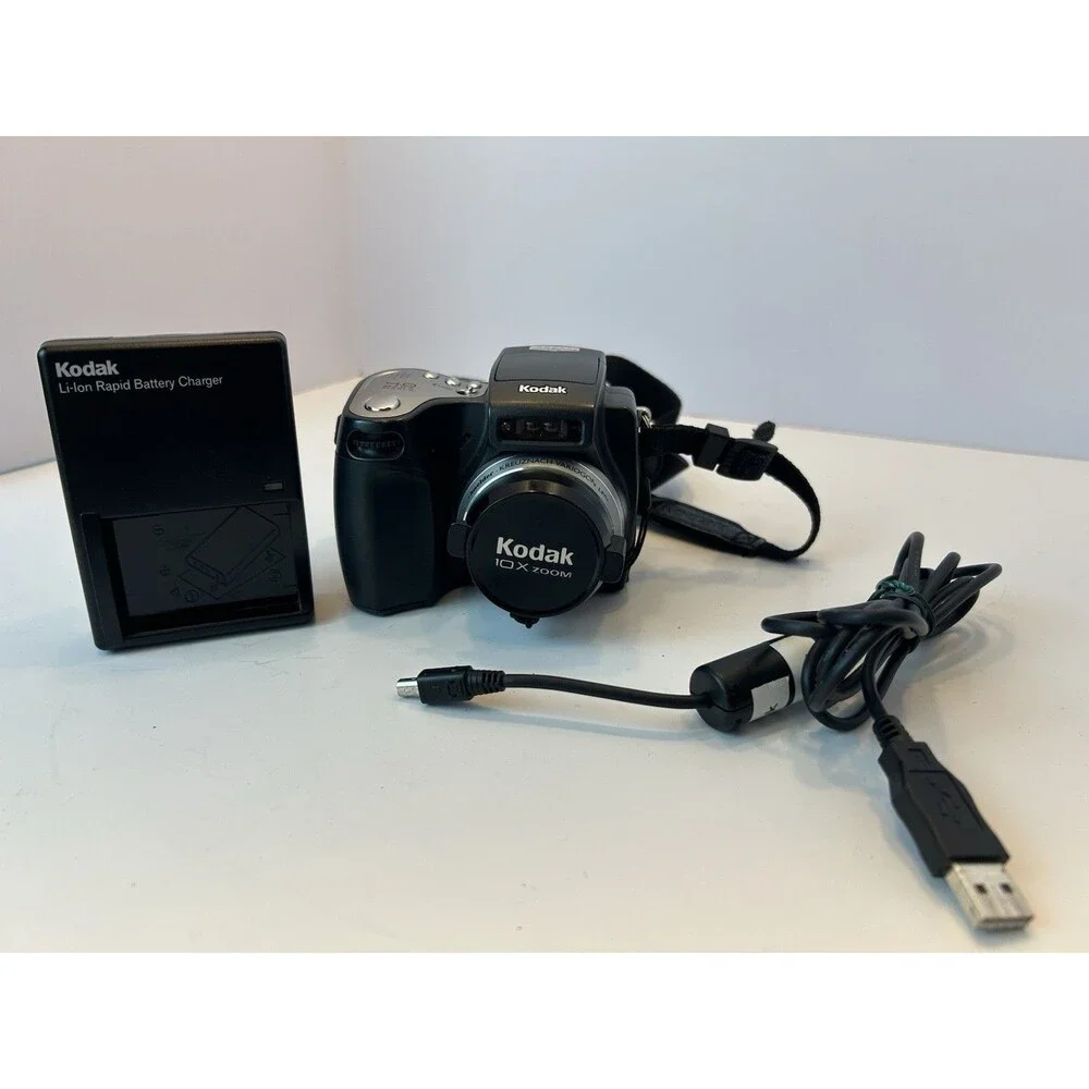 Kodak EasyShare DX6490 4MP Digital Camera Bundle - Charger, Battery , Cord